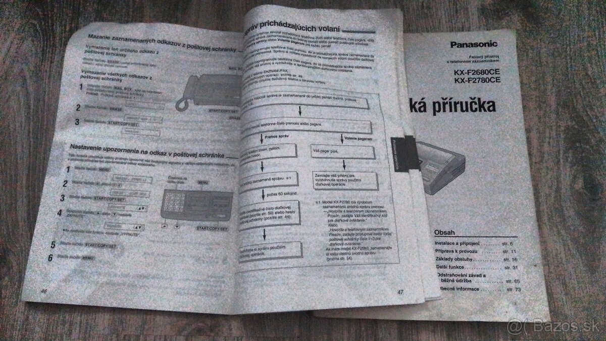 Predám fax s telefónom Panasonic - 11