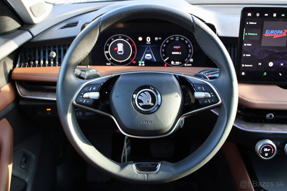 Superb Combi 2.0 TDI L&K DSG Ventilované sedačky, Koža - 11