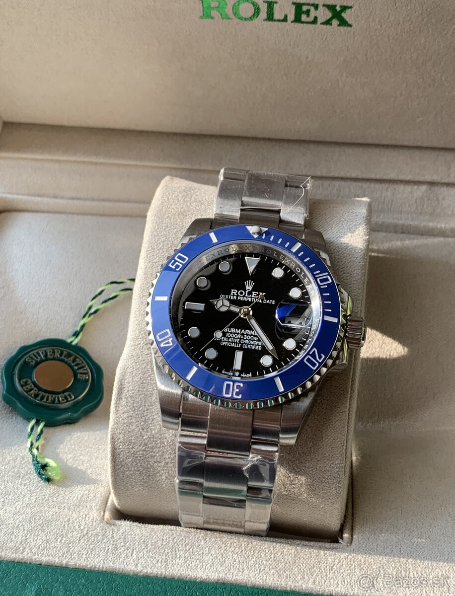 Rolex Submariner Date, Nové, 41mm, Modré - 11