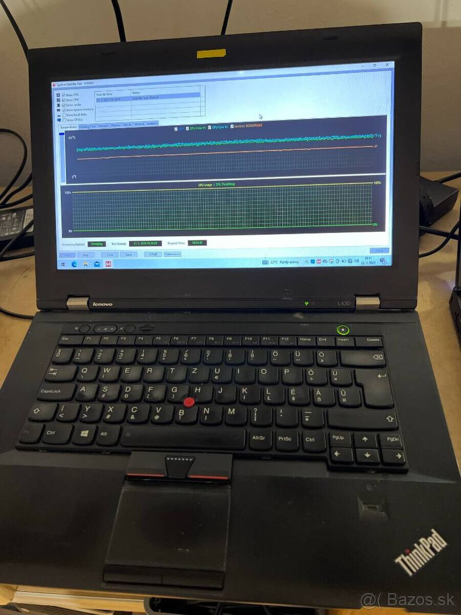 Predám funkčnú použitú matičnú dosku do notebooku L430. - 11