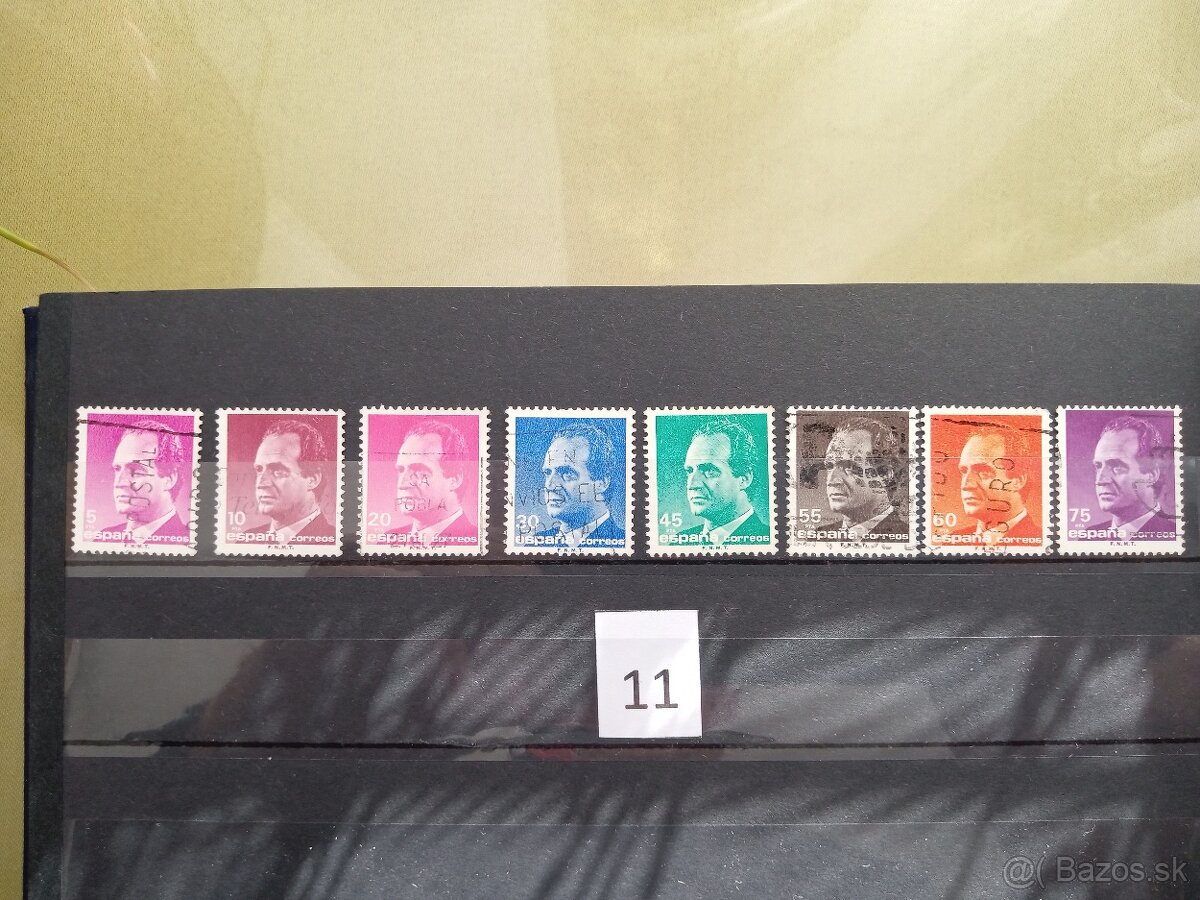 Poštové známky č.468 - ŠPANIELSKO - 15 sérií - 11