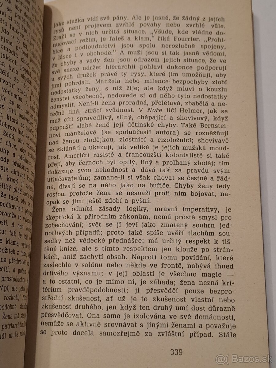 1. vydání, Simone Beauvoirová, Druhé pohlaví, 1966 - 11