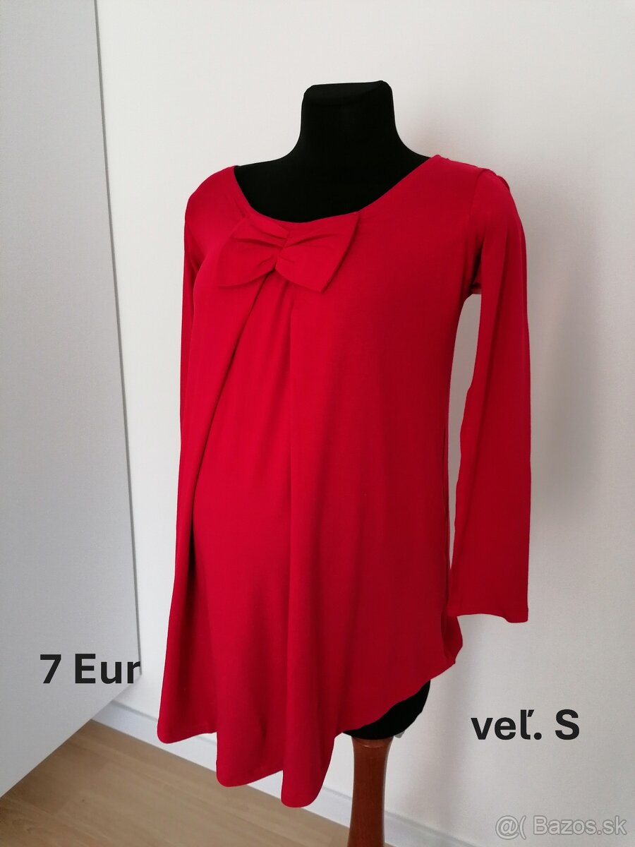 Tehotenské tričká a blúzky Nové - 11