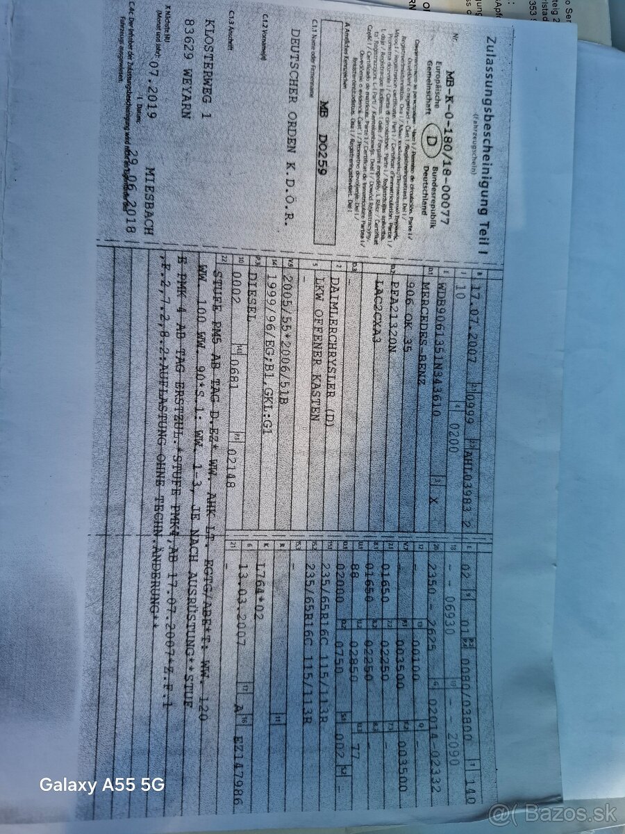 Mercedes sprinter 311cdi valník plachta - 11