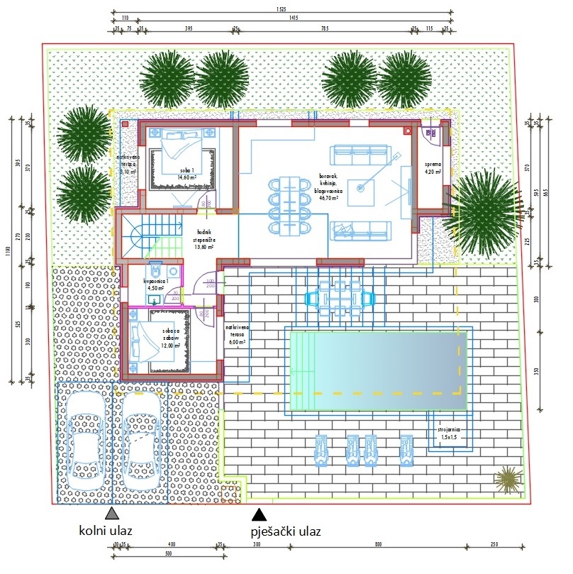 Moderná vila s bazénom a krásnym pozemkom, Zaton /Chorvátsko - 11