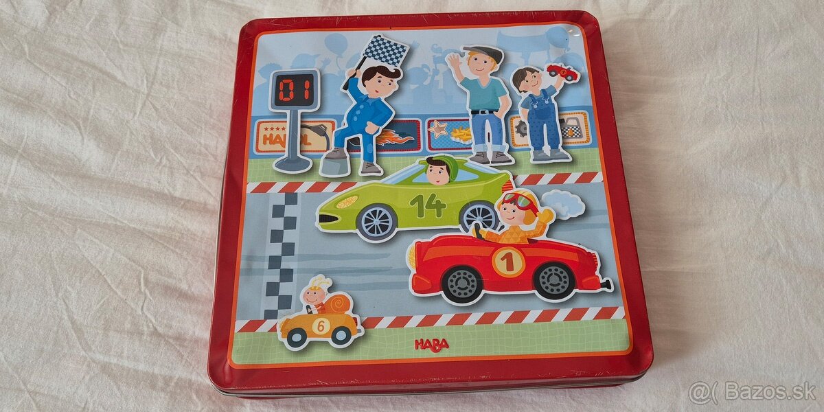 Magnetická knižka Barvy a Magnetická hra Autá - 11