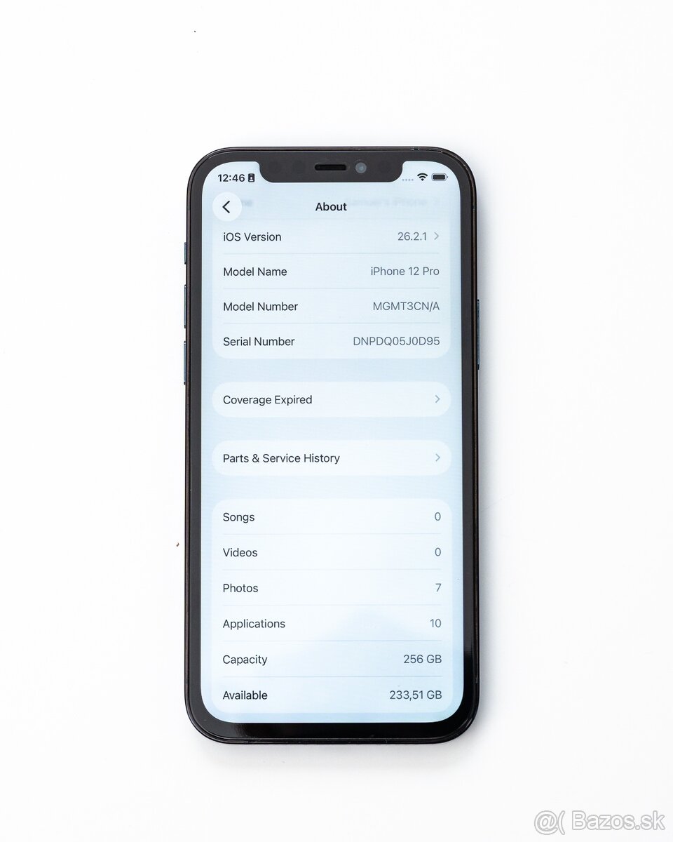 Apple iPhone 12 Pro 256GB Pacific Blue - 11
