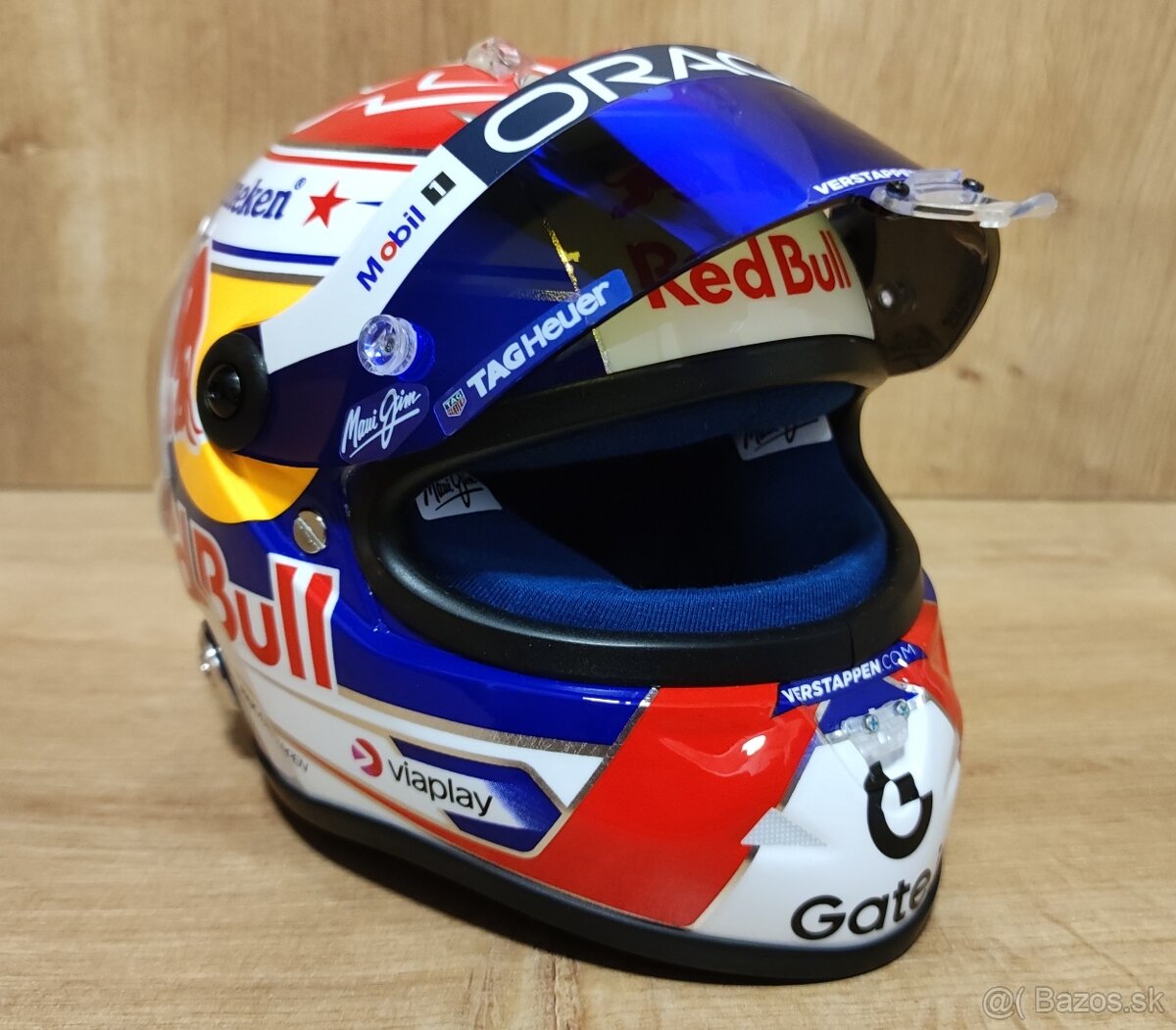 Max Verstappen - 2025 sezonna helma 1:2 + podpis karta - 11