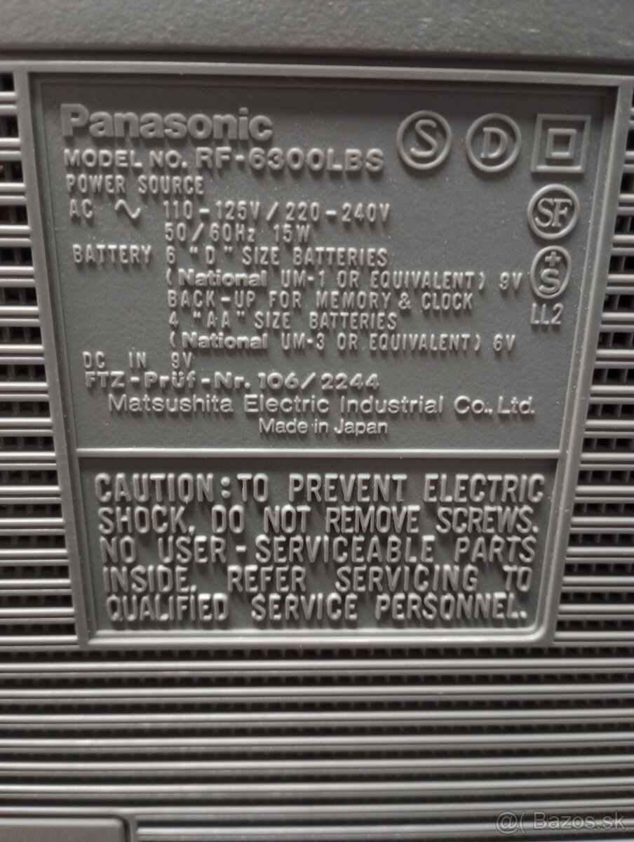 Panasonic RF-6300 LBS - 11