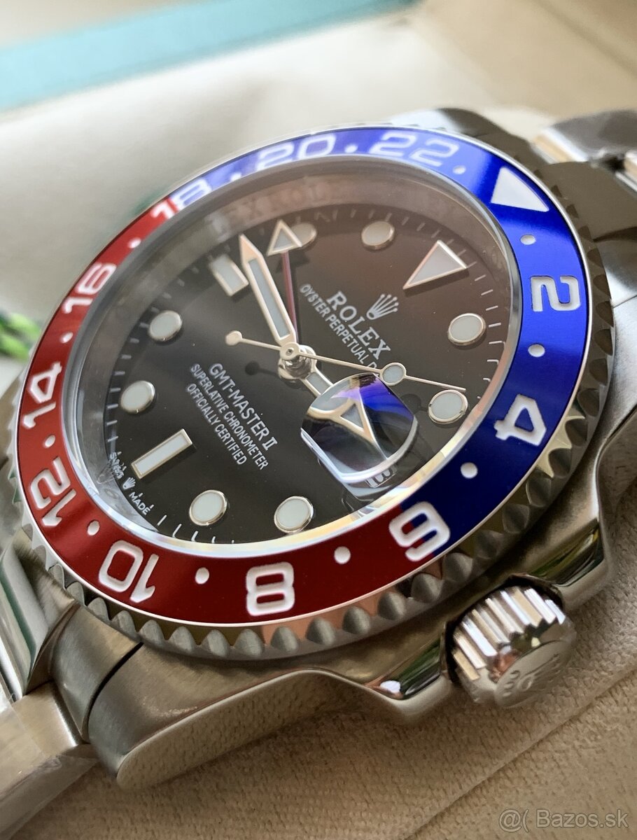 Rolex GMT-Master II PEPSI, Nové, 40mm, Červeno-modré - 11
