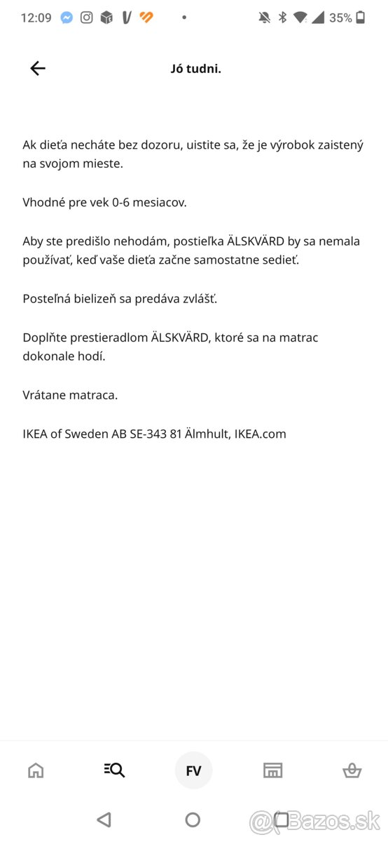 Detská postieľka Ikea Älskvärd - 11