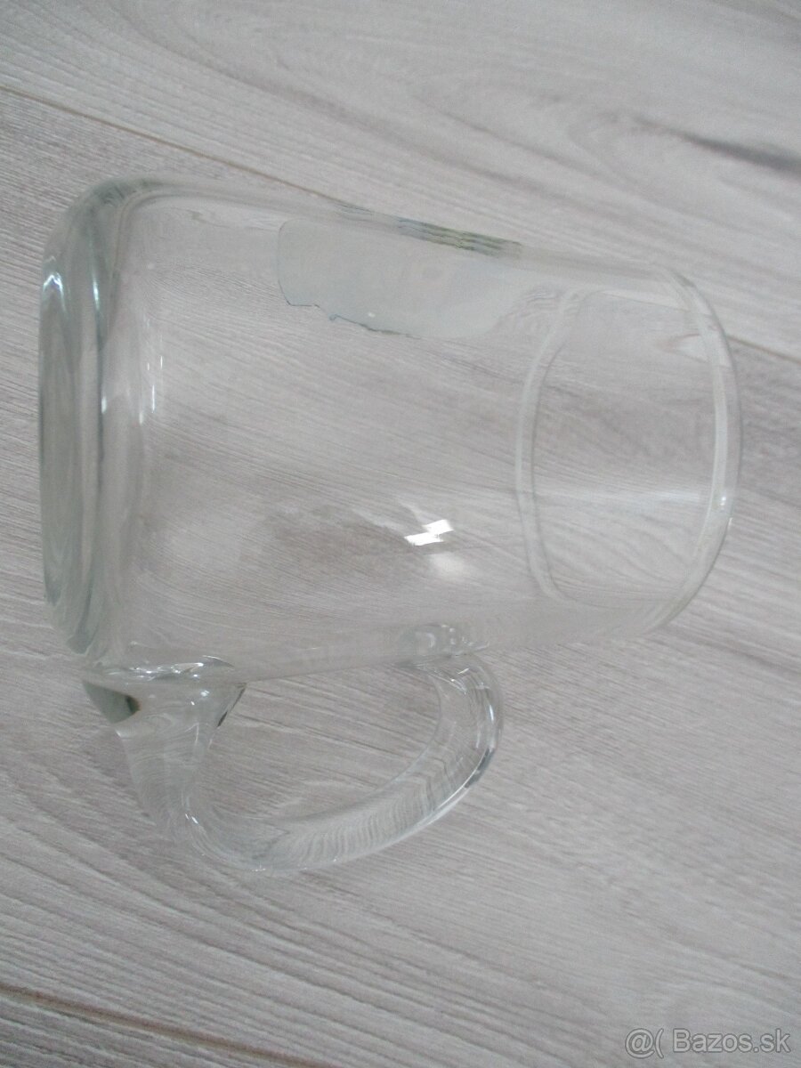 sadu troch starožitných sklenených pohárov - 11