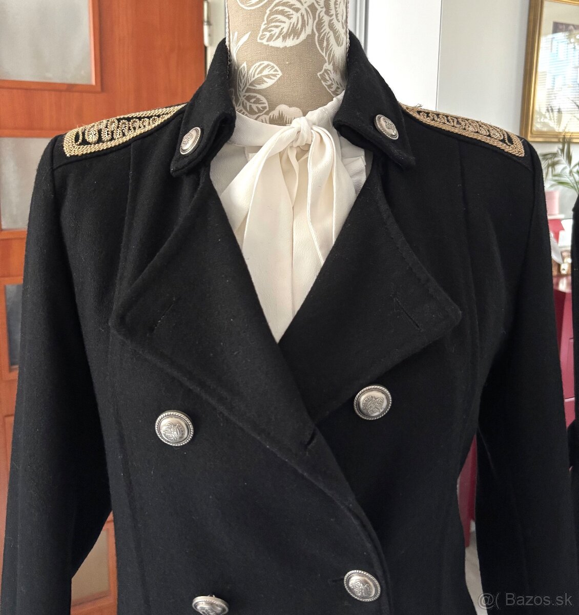 Dámsky vlnený kabát - 11