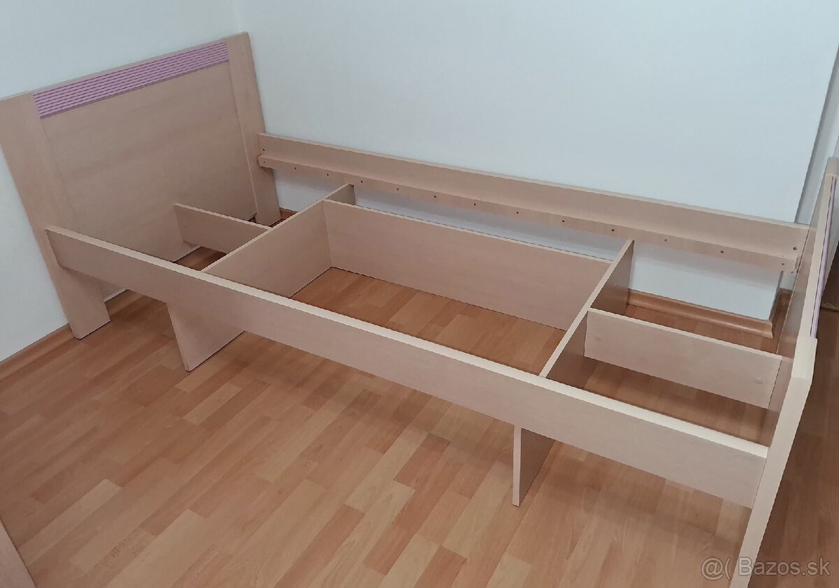 Dievčenská posteľ 90x200cm + rošt - 11