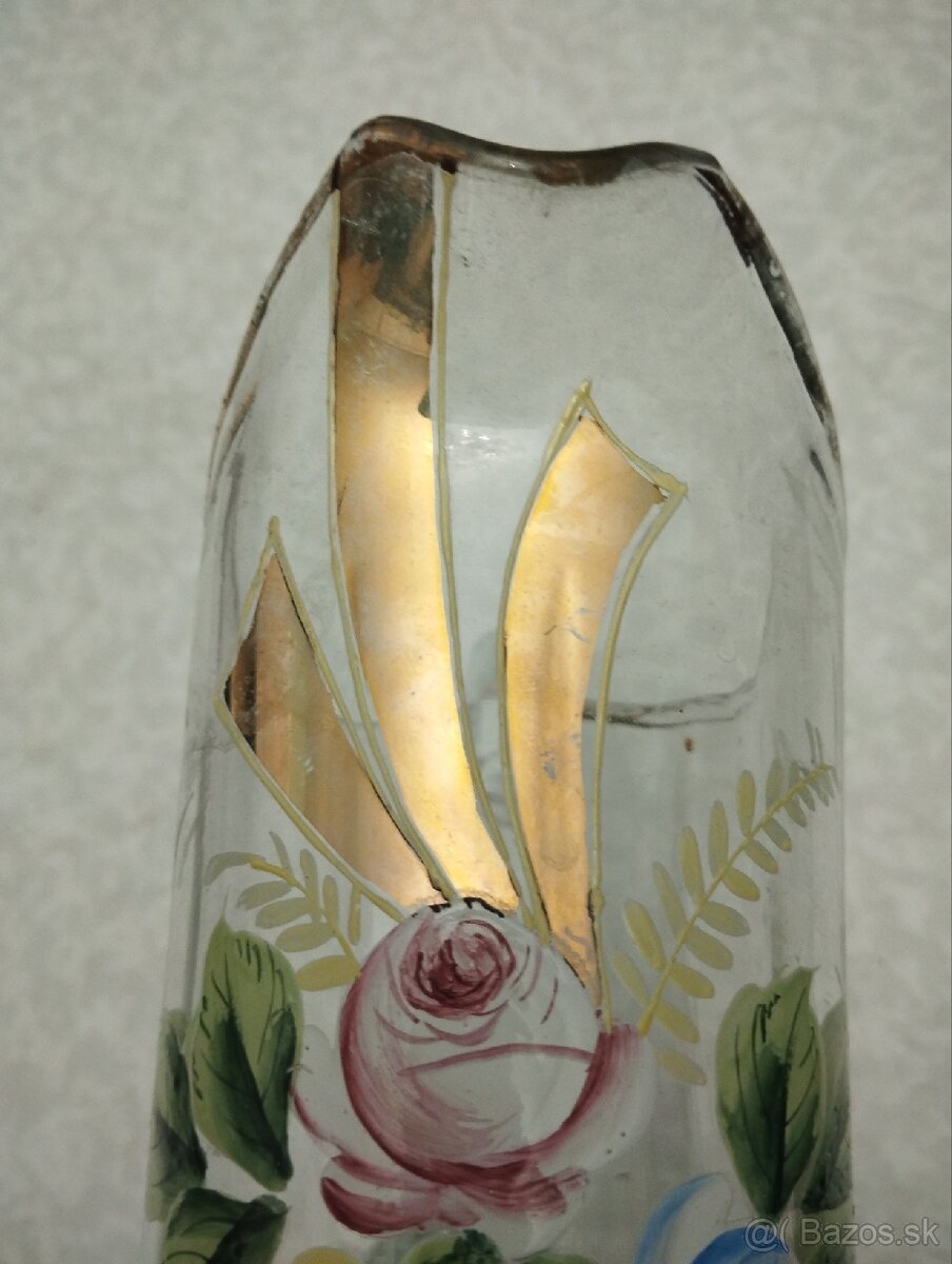 Sklenený džbán - ručná výroba - 11