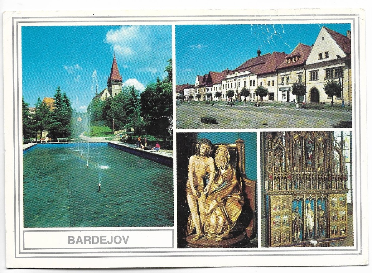 Bardejov (1-10) - vf, prejdené poštou - 11