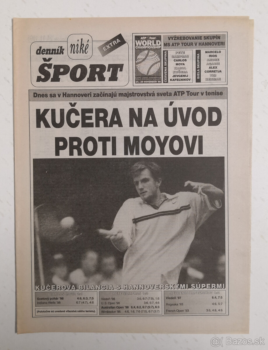 Staré noviny Denník Šport 3 - 11