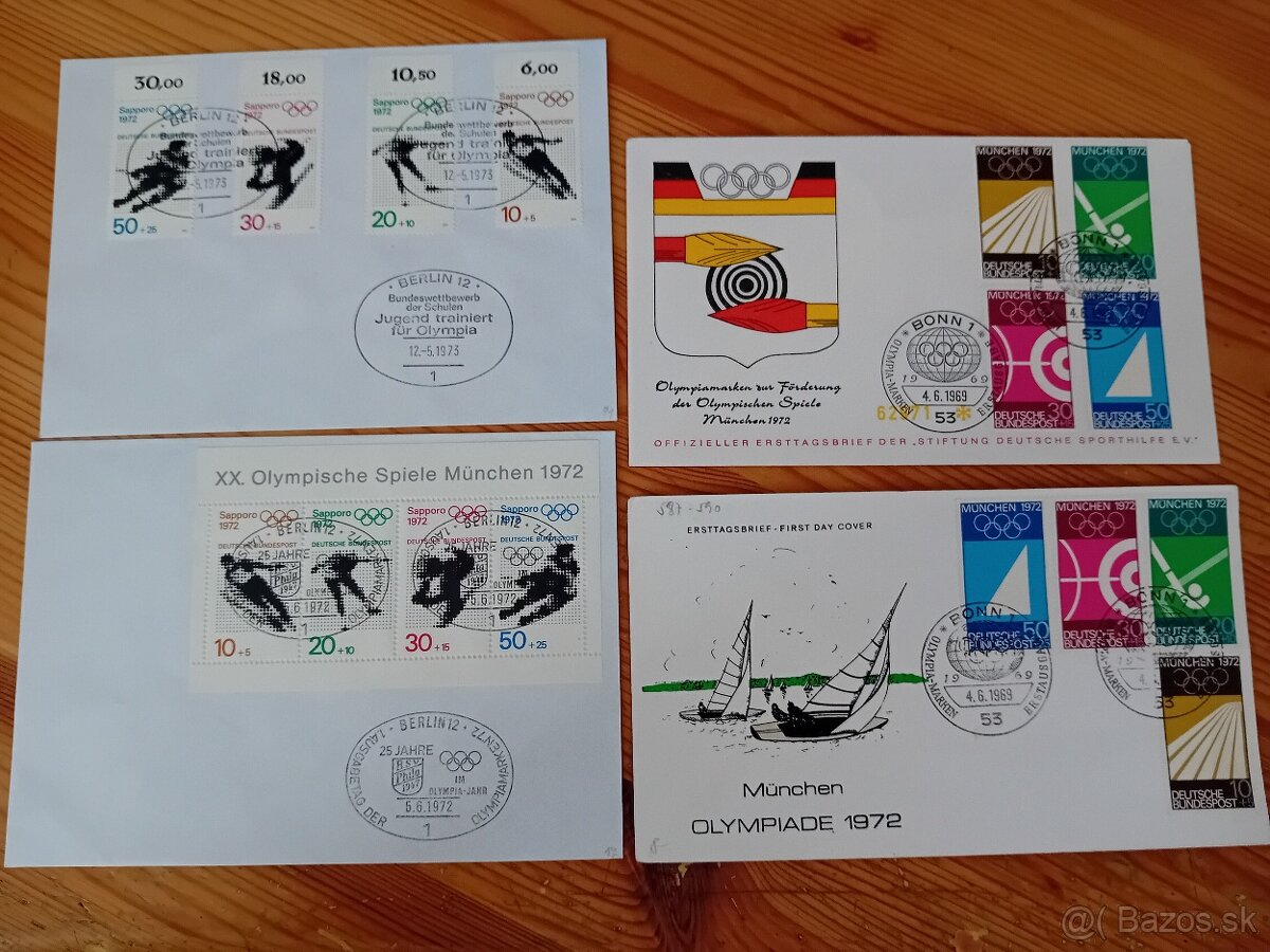 Známky FDC šport - 11