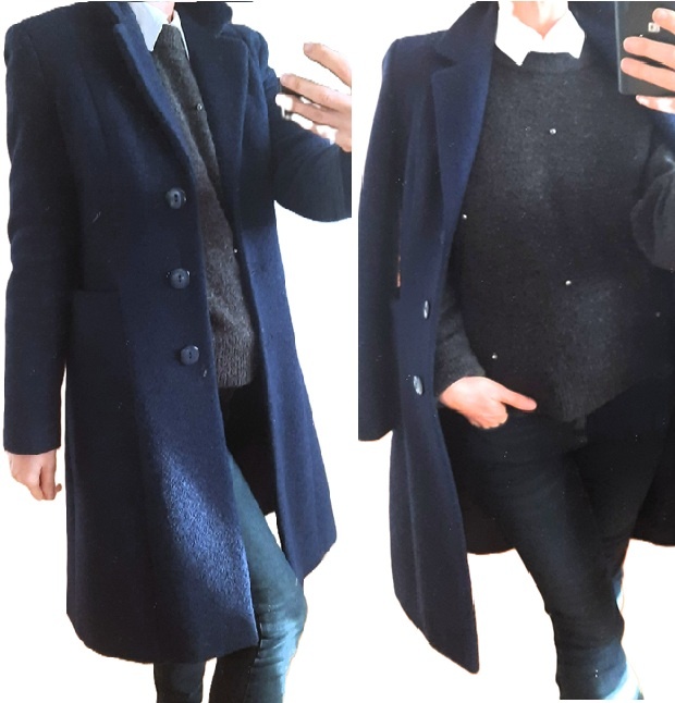 Vlnený kabát slovens.značky Dara fashion veľ. 34 - 36. - 11