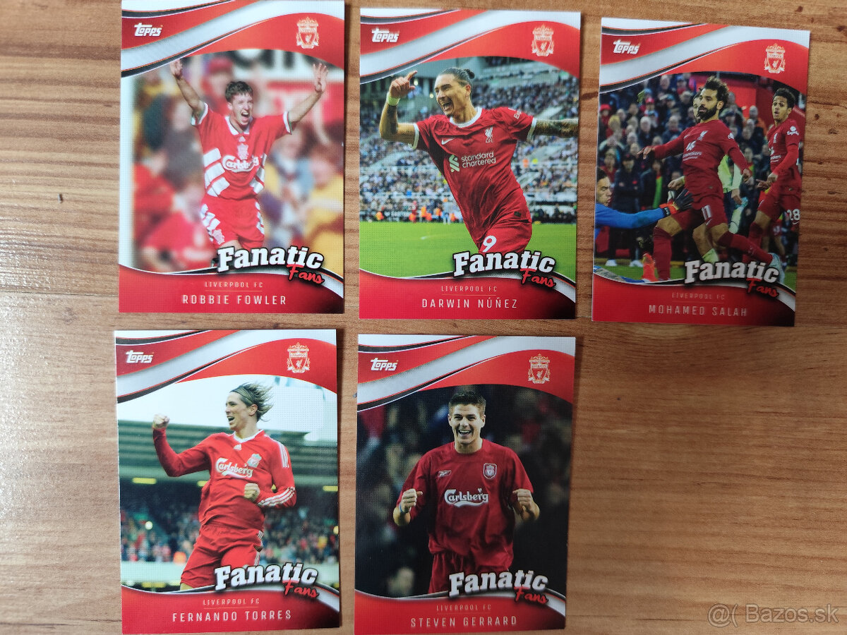 Futbalové kartičky - Liverpool - 11