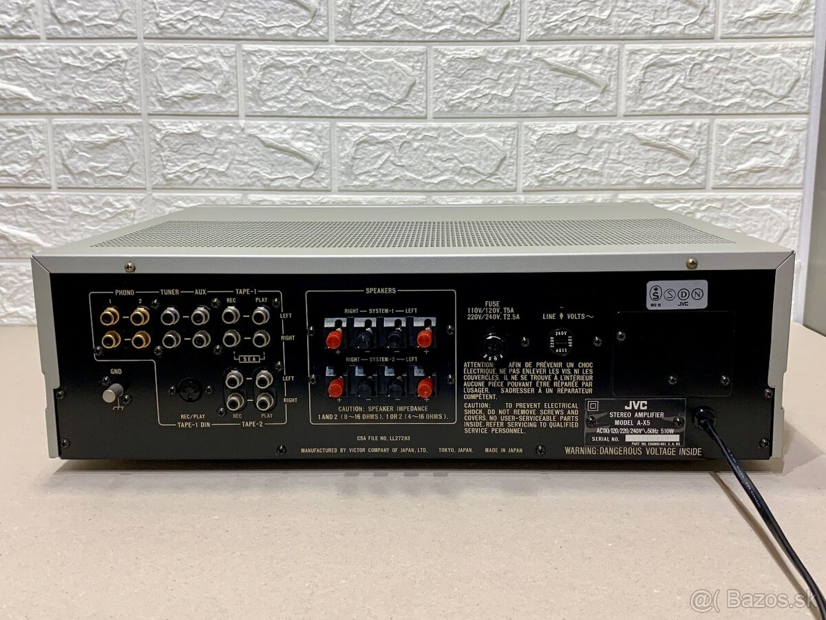 JVC A-X5 …. Stereo zosilovač. JVC T-X6L … stereo tuner - 11
