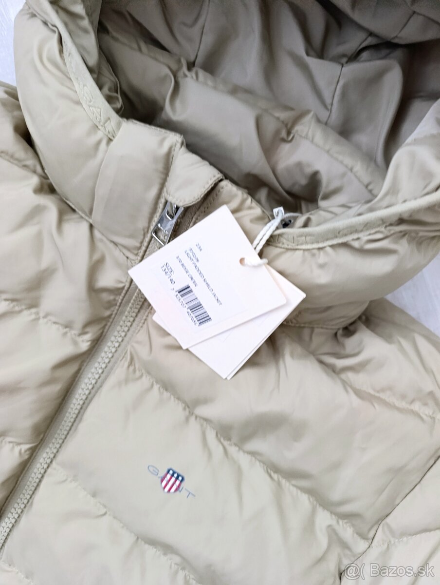 Nová zimná chlapčenská bunda GANT -veľ. 134/140 - 11