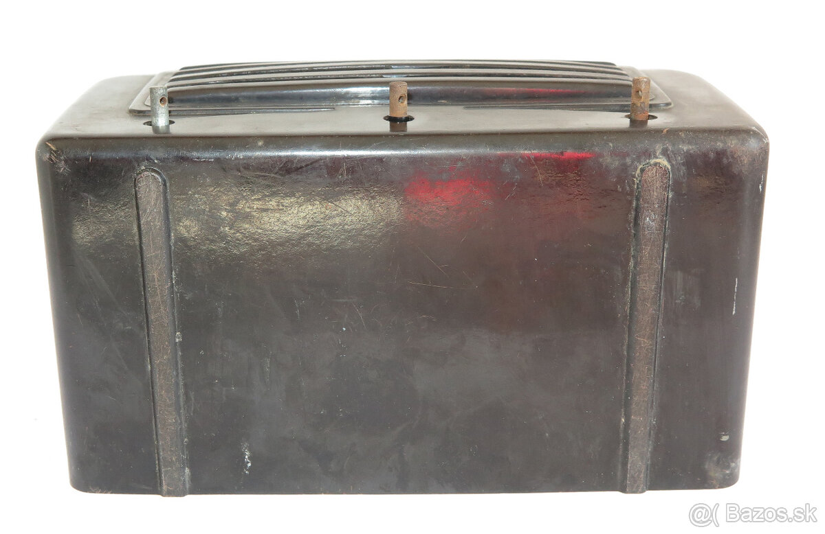 Elektrónkové bakelitové rádio Tesla Talisman 305U - 11