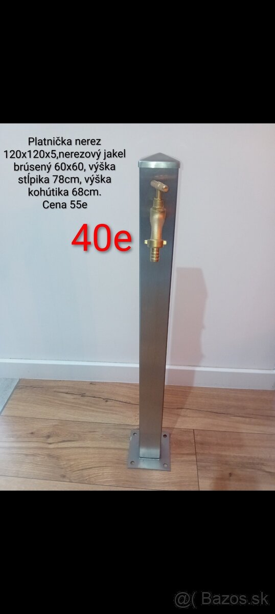 Záhradný stlpik na vodu - 11