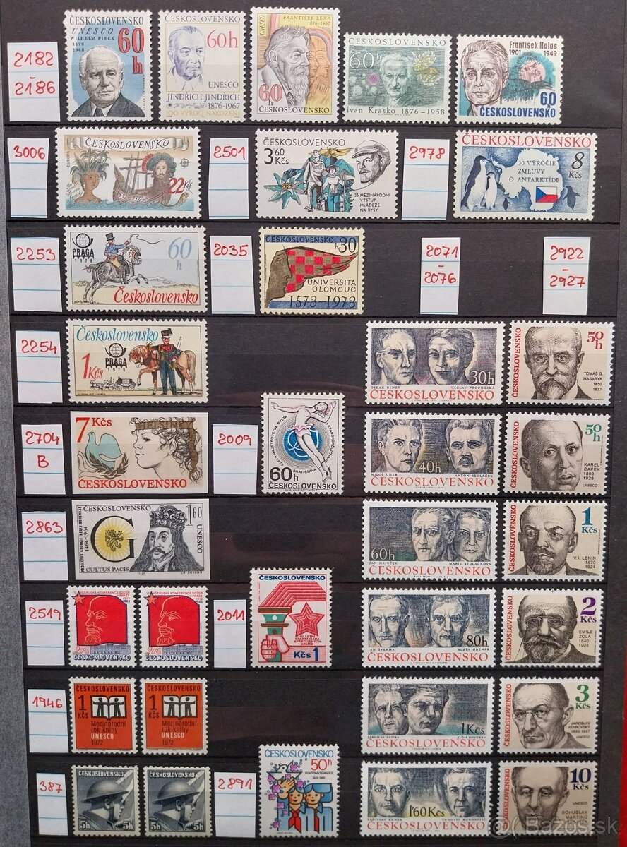 Známky ČESKOSLOVENSKO – 3 - 11