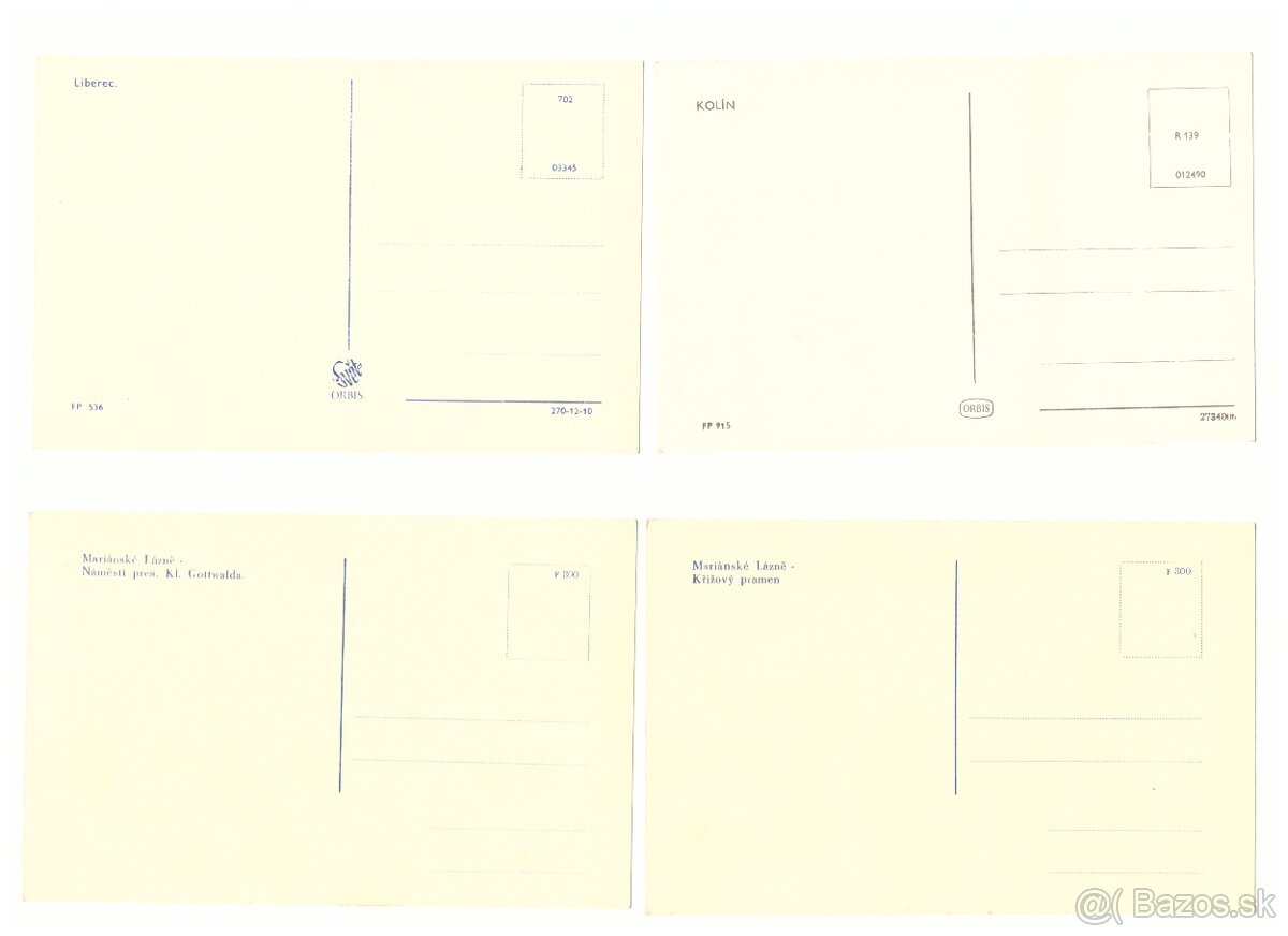 Pohľadnice mestá a krajina mix - 11