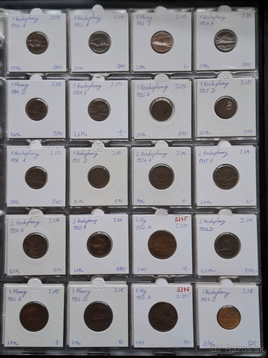 mince Nemecko - Weimarska Republika - 11