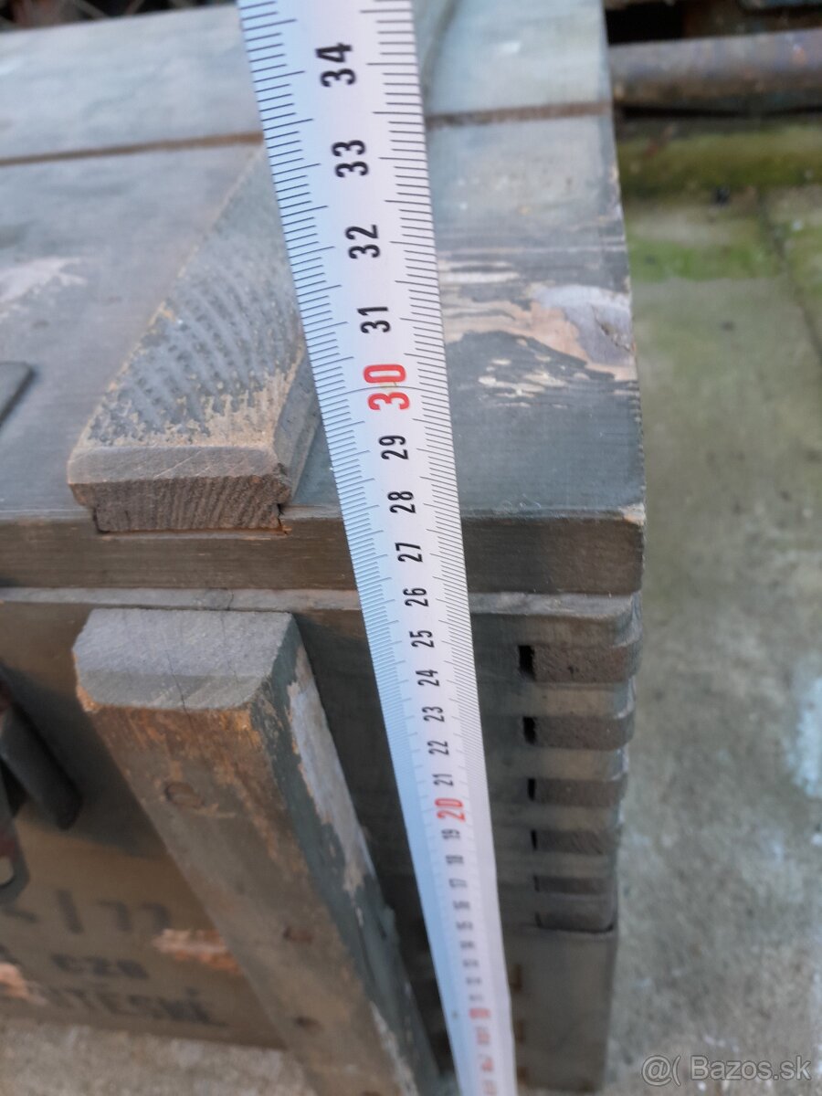 Predám vojenskú bedňu, debnu - 11