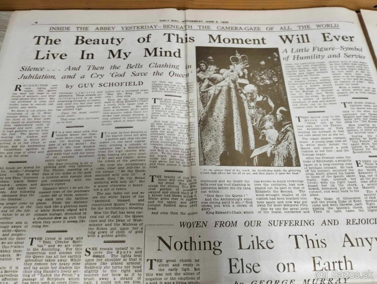 ORIGINÁL "Daily Mail" zo dňa 3.júna 1953,britský denník,de - 11
