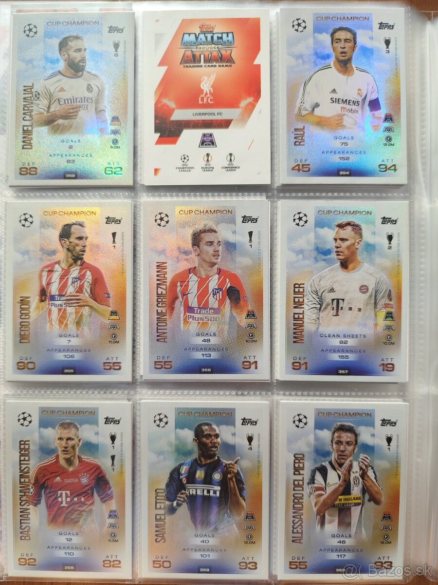 Futbalové kartičky Match Attax 2025/26 - 11