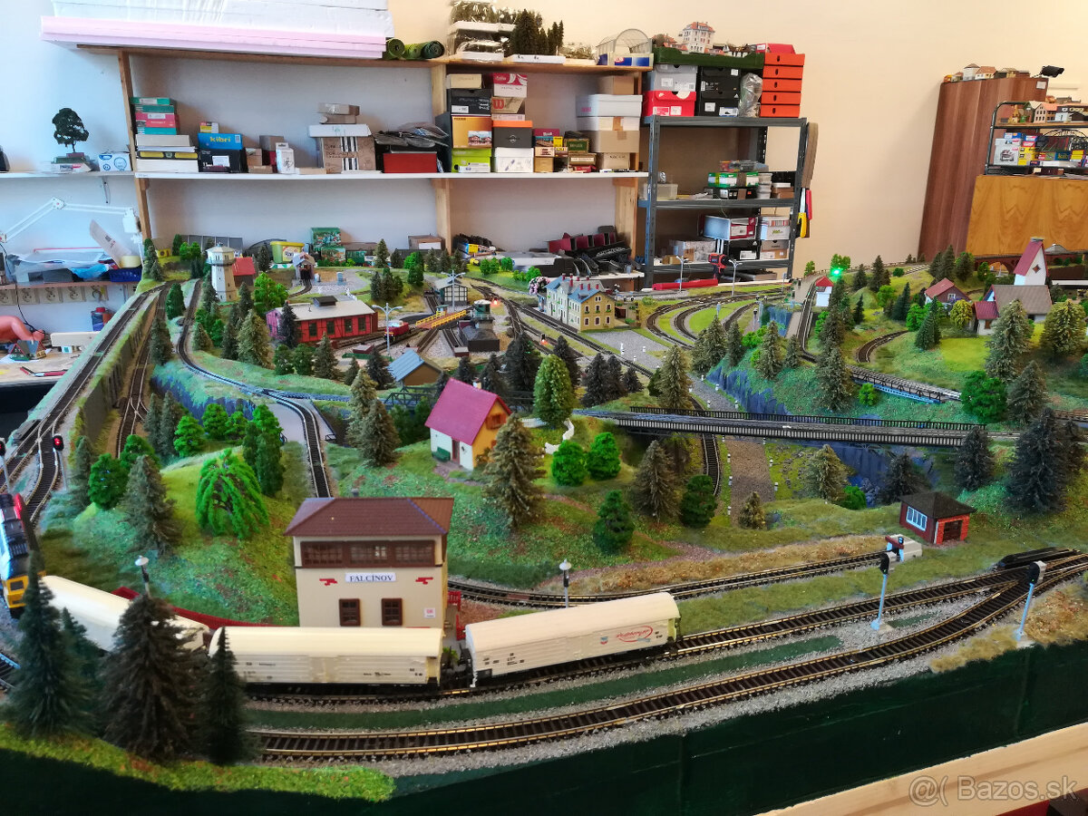 Kolejiště TT+N 350x220 cm - 11