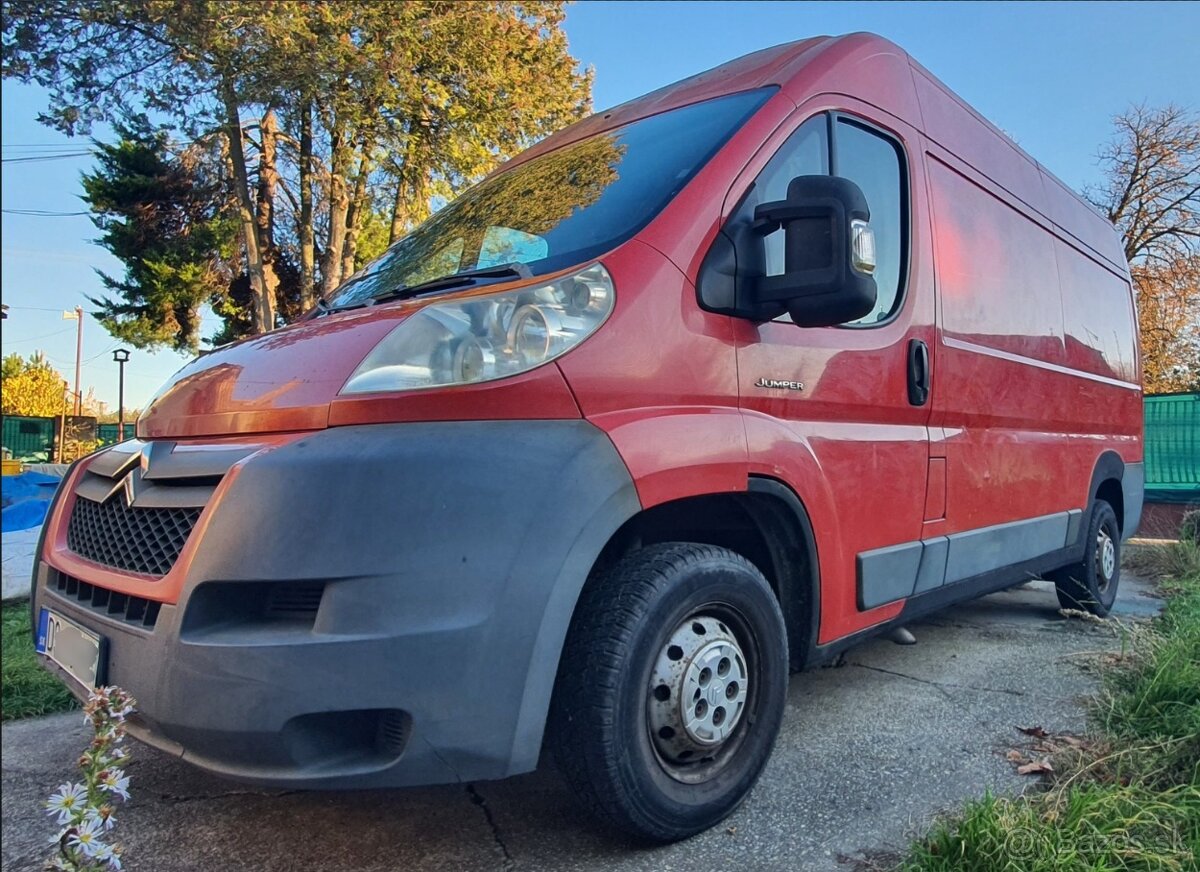 Predám Citrëon Jumper-2.2 HDi, L1/H2, rv.:2007 - 11