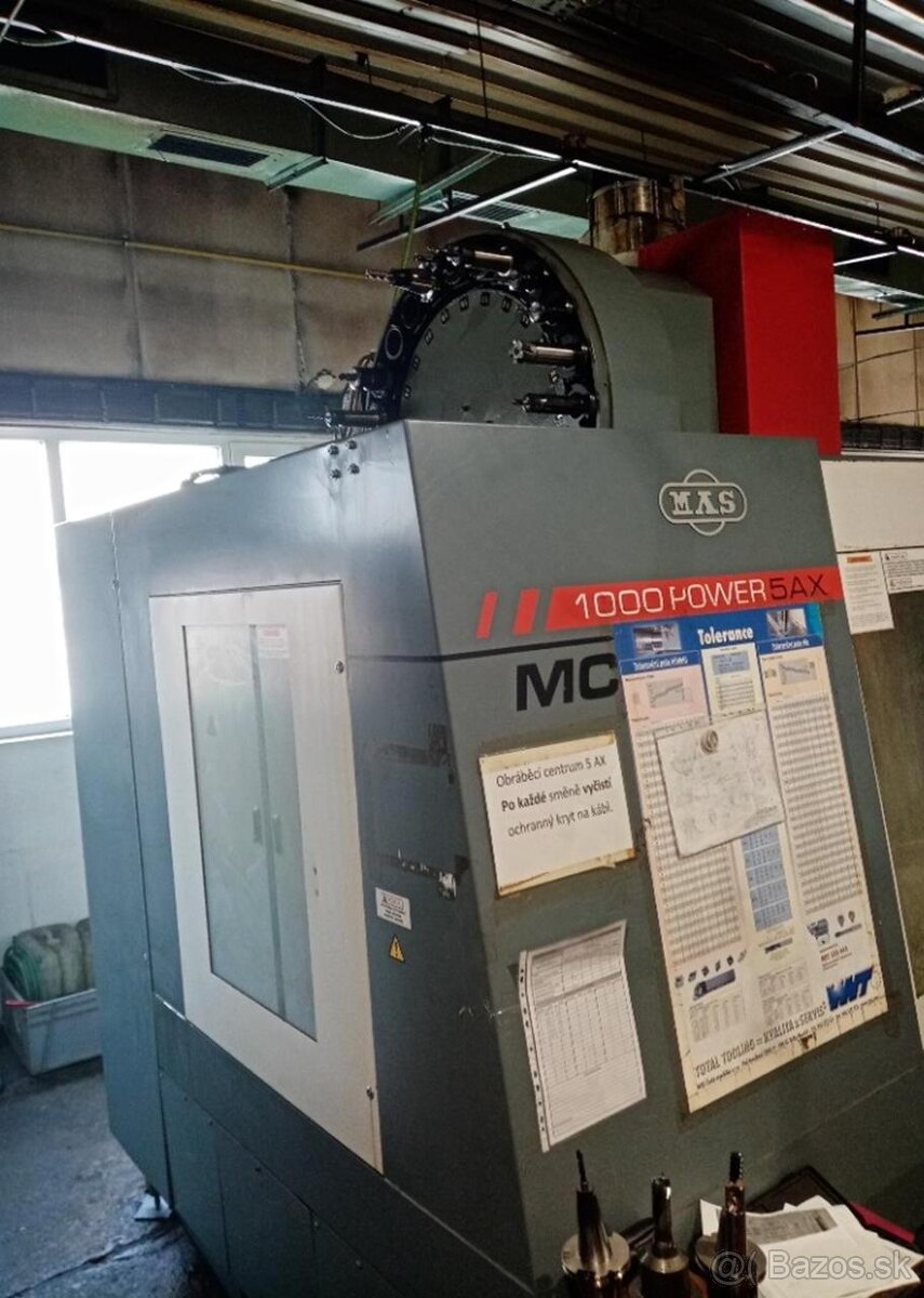 Obráběcí centrum (univerzální) MAS MCV 1000 POWER 5AX (5373) - 11