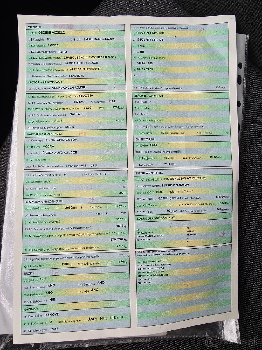 Predám Škoda Fabia 1.4TDI 2016 170tis km - 11