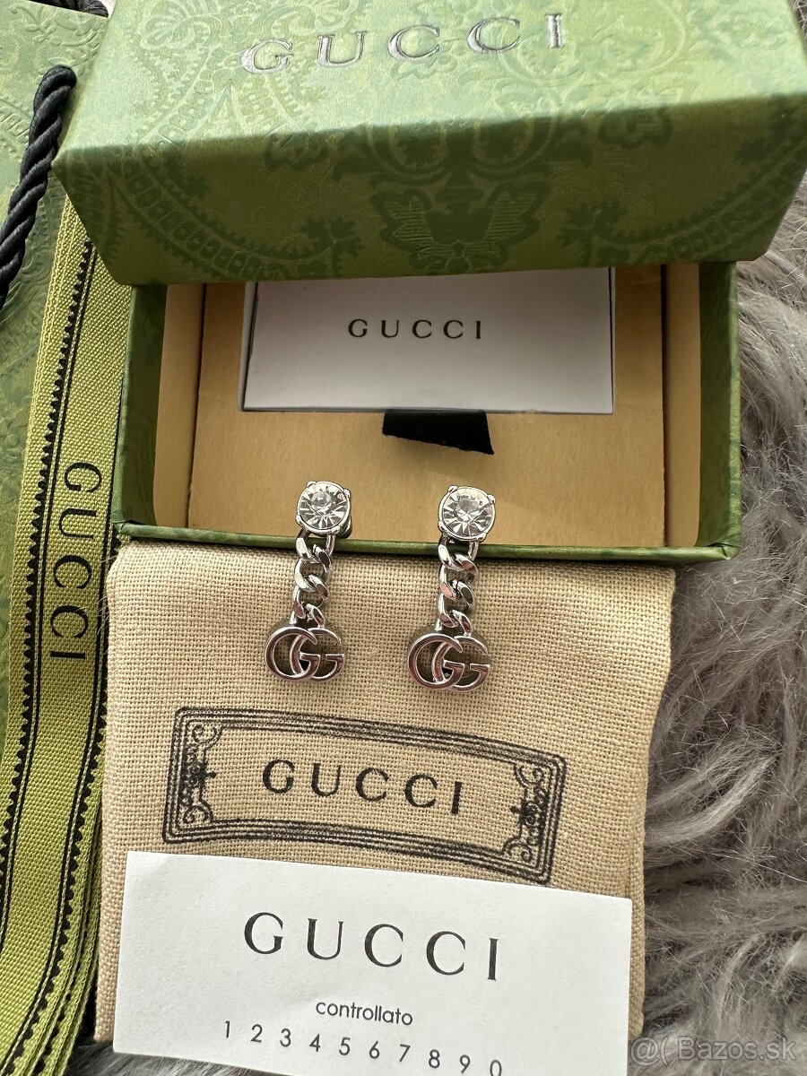 Krásne nausnicky nové Gucci - 11