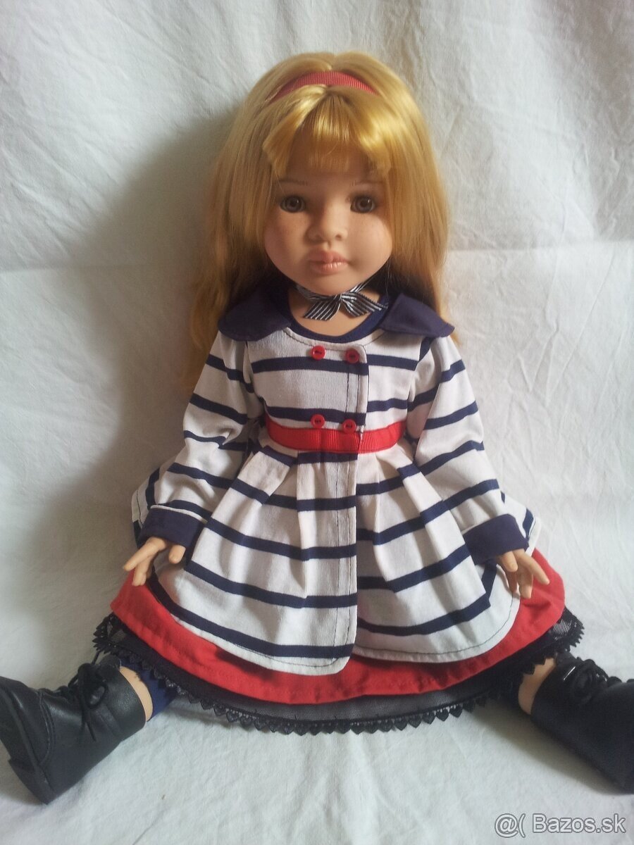 Kĺbová realistická bábika v obojstrannom kabáte - 11