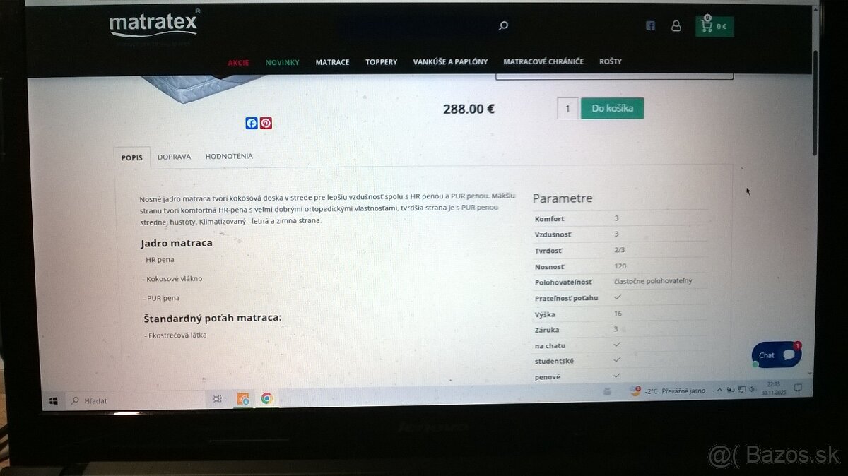 Predám posteľ s kvalitnými madracmi - 11