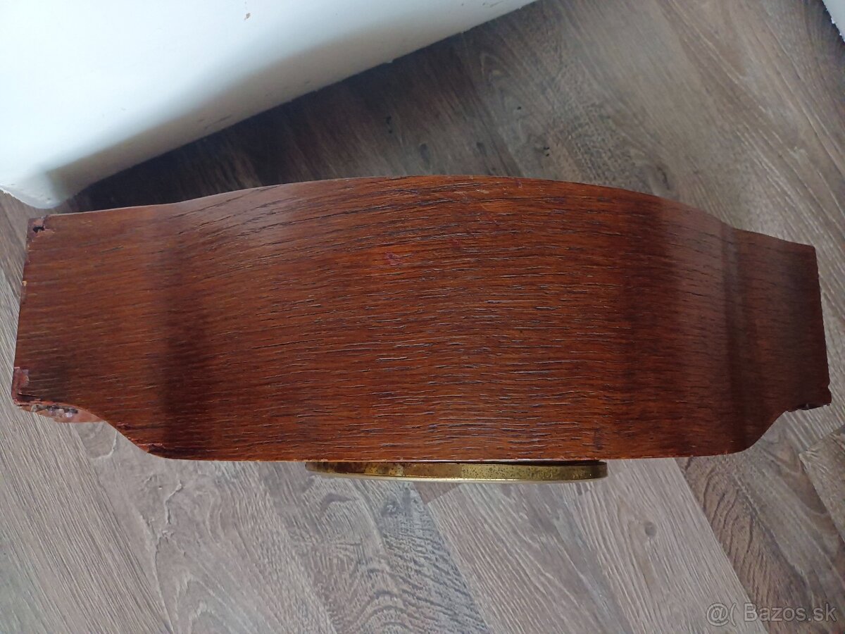 Krbové stolní hodiny starožitný Německo - 11