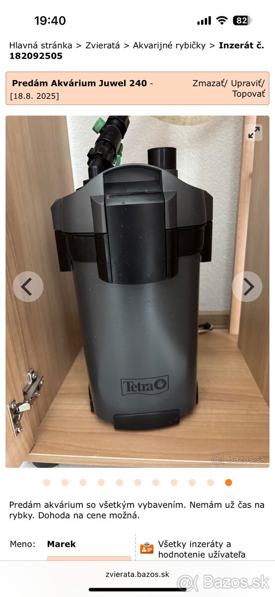 Predám akvárium Juwel 240l - 11