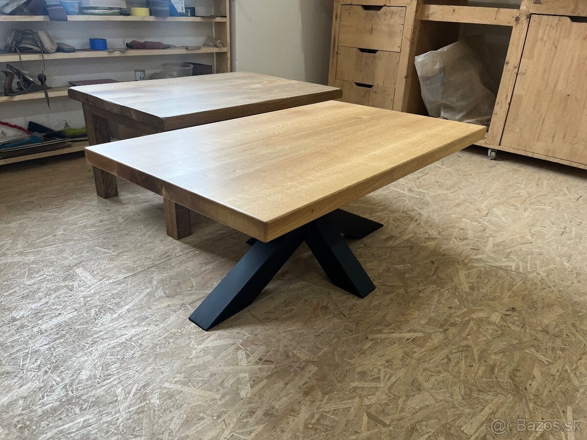 Masívny konferenčný dubový stôl - 11