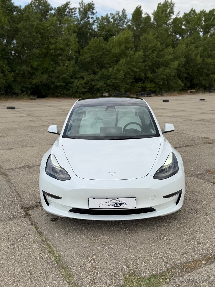 🚗 Tesla Model 3 Long Range AWD 366kW, Biely interiér Ťažné - 11