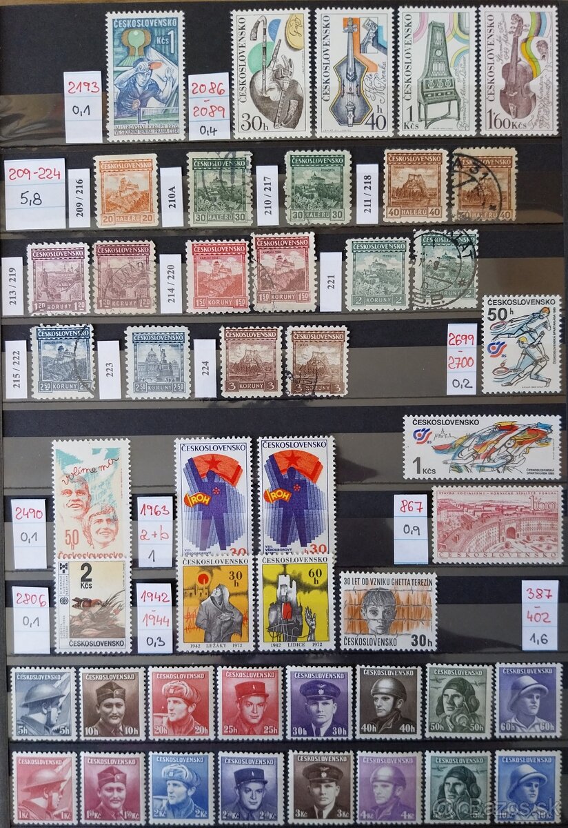 Známky - ČESKOSLOVENSKO - 2 - 11