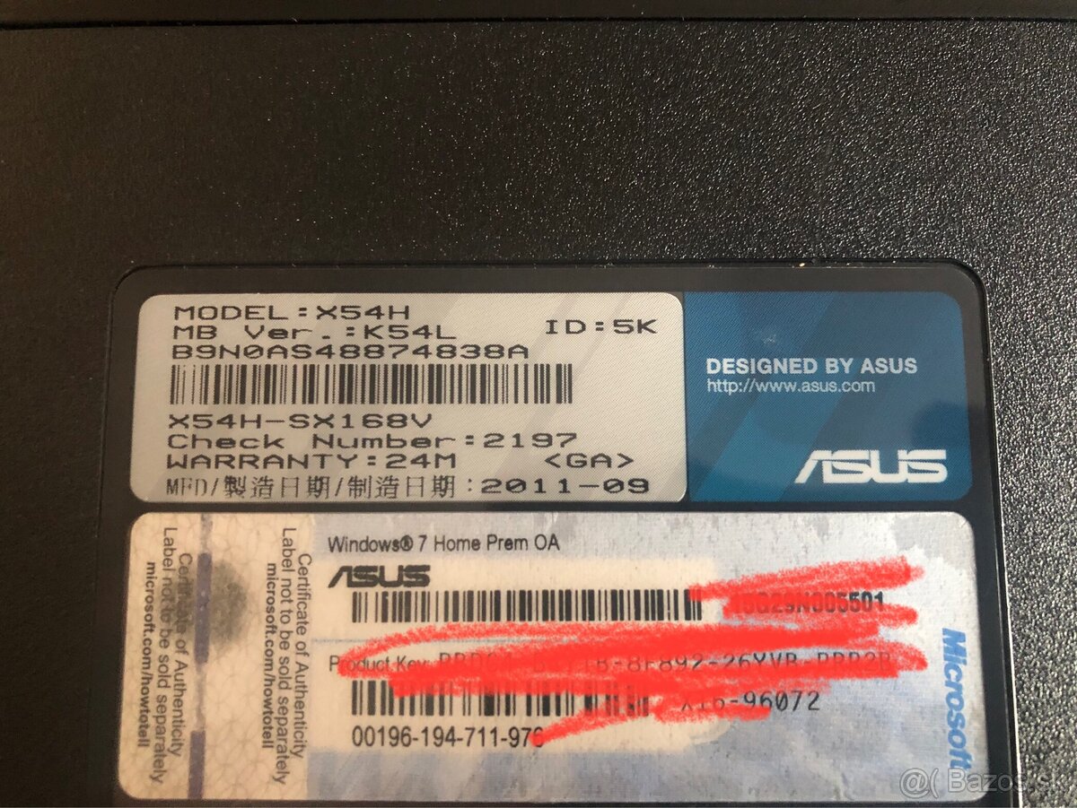 Notebook ASUS X54H SSD, Nová batéria✅ - 11