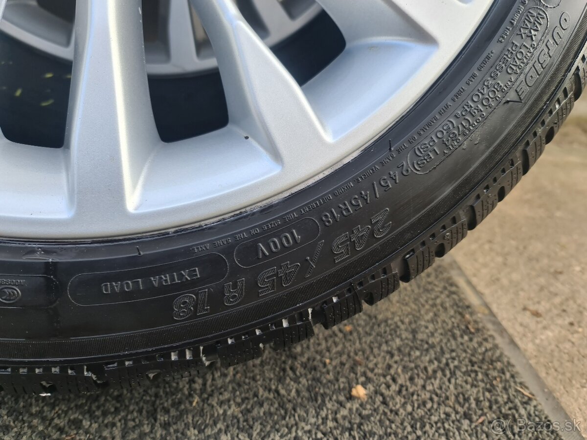 5X112 R18 BMW + ZIMNE PNEU 245/45 R18 - 11