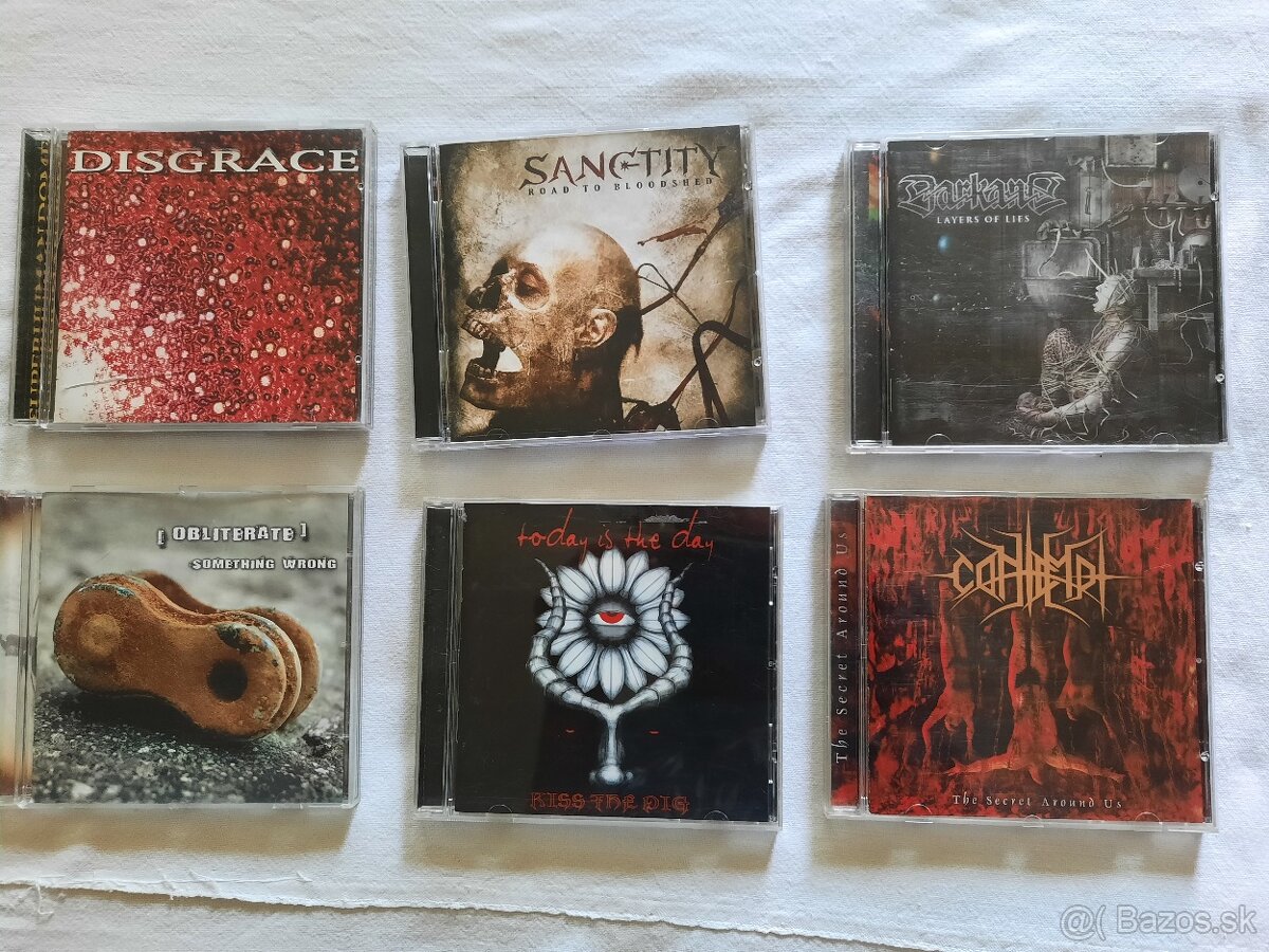 Zbierka CD death , trash metal - 11