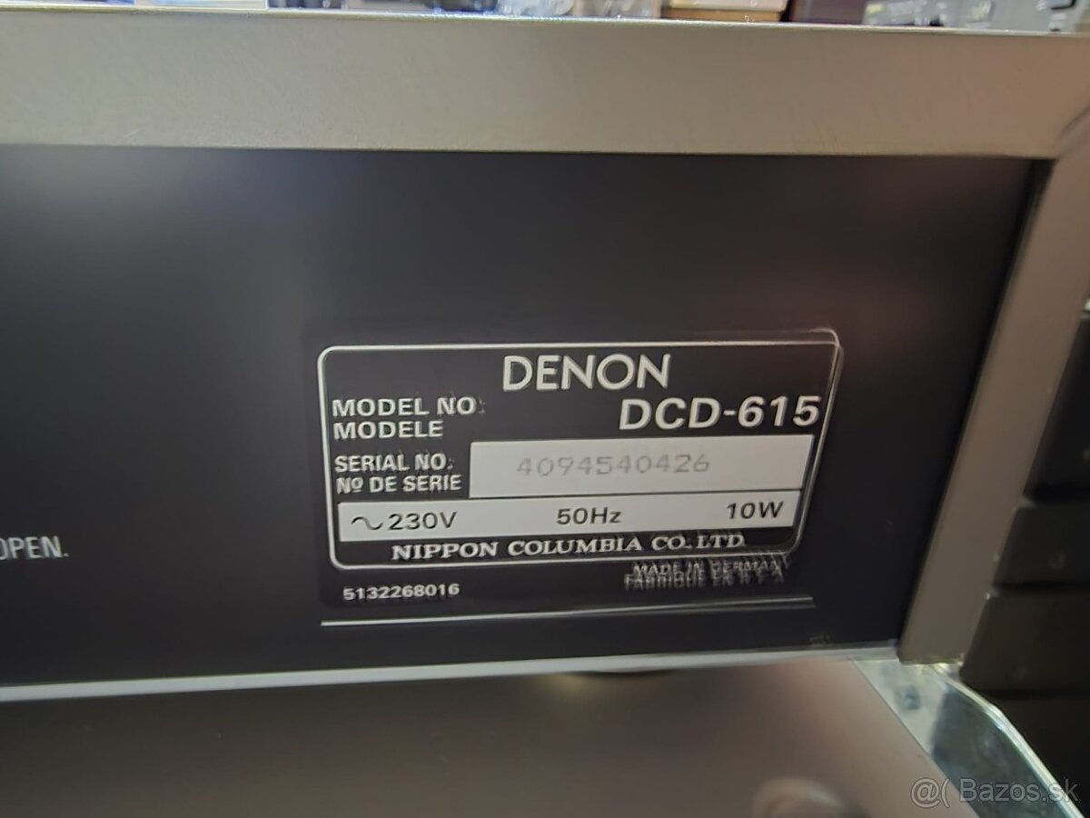 Denon HiFi zostava champagne DRA-565RD, DCD-615,DRS-640 - 11